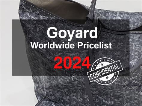 goyard cheaper paris|goyard crossbody bag price 2024.